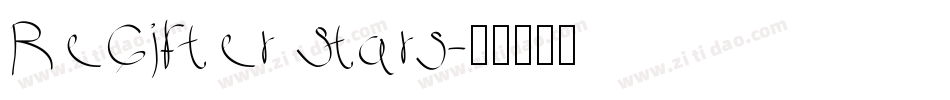 ReGifter Stars字体转换